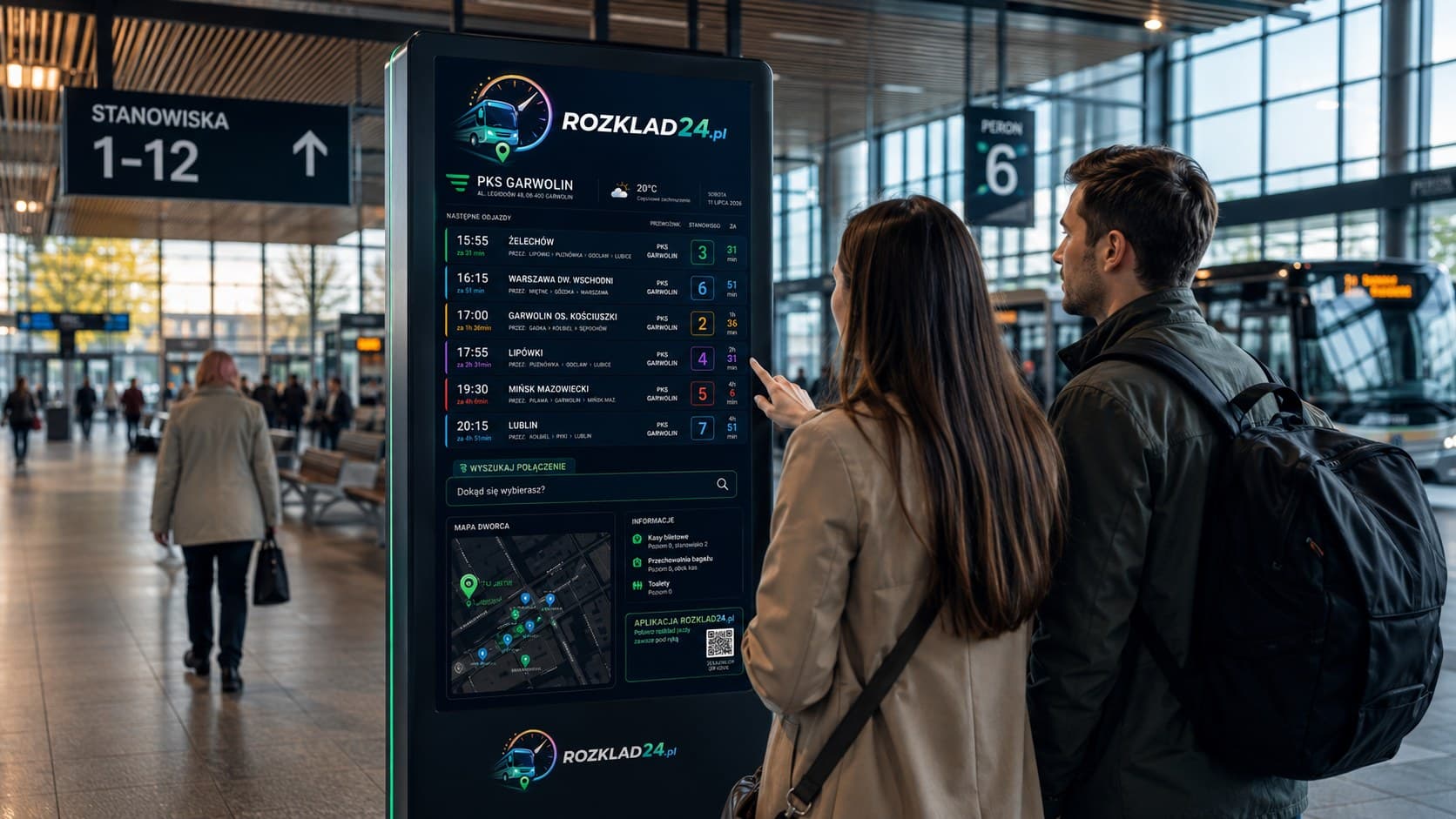 rozklad24.pl — Kiosk pasażerski